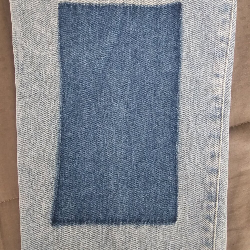 Joes Patchwork Straight Ankle Jeans Size 29 - image 5